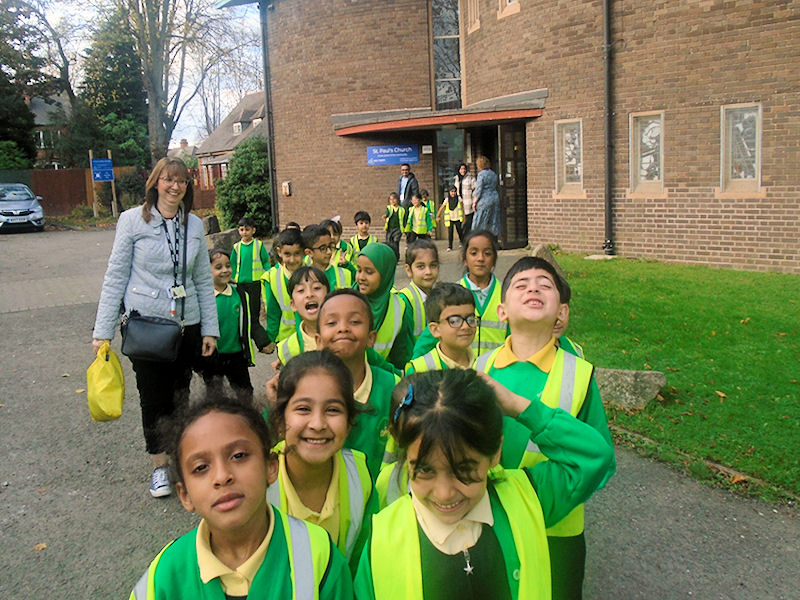 Year 2 visit St Paul’s Church